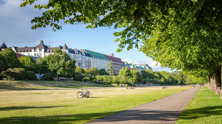 Park in Helsinki, Finland