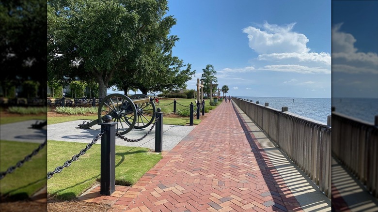 Replica Civil War cannon at Grand Hotel Golf Resort & Spa