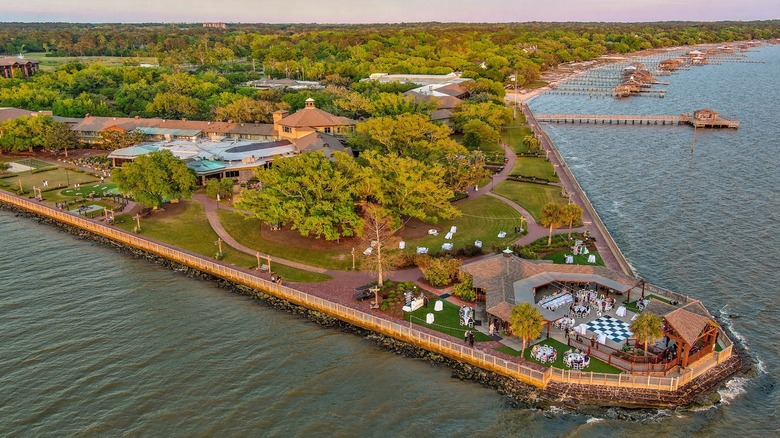 Aerial view of the Grand Hotel Golf Resort & Spa in Alabama