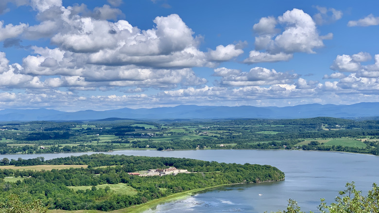 Fort Ticonderoga on Lake Champlain in upstate New York