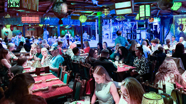 The interior of Mai-Kai in Fort Lauderdale, Florida