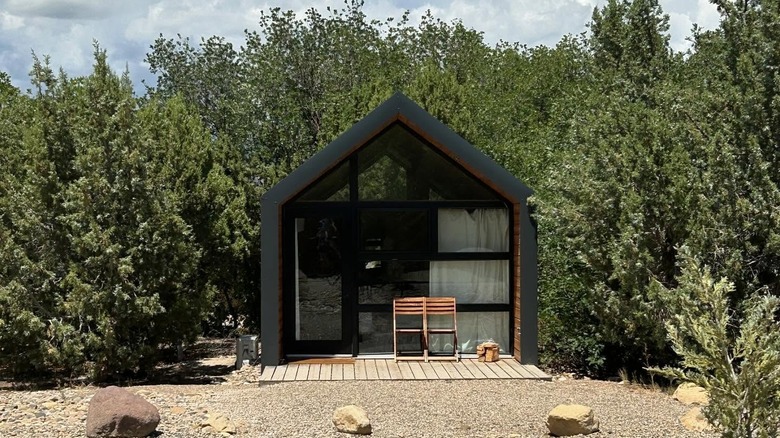 Tiny cabins at Ofland resort