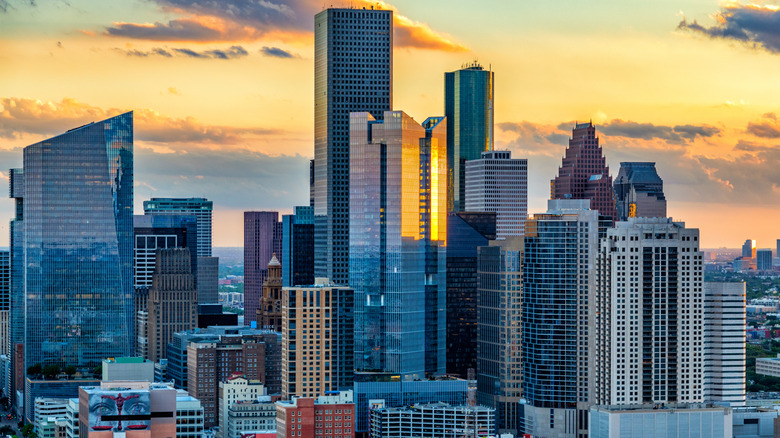 The Houston skyline