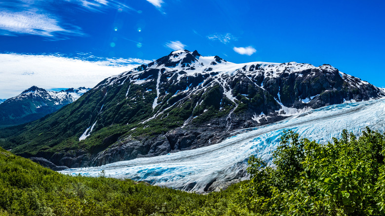 The Harding Icefield in Kenai Fjords National Park, Alaska