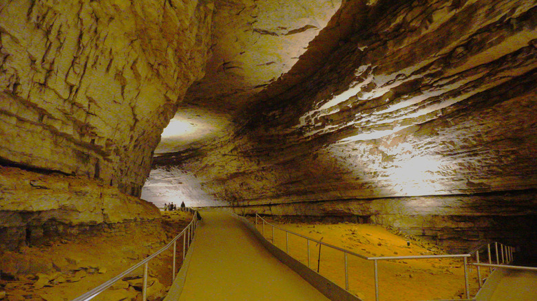 The massive interior of Mammoth Cave