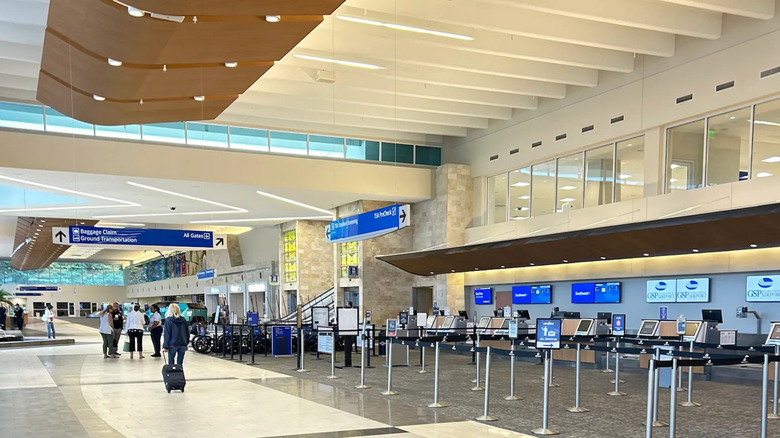 A modern terminal at Greenville-Spartanburg International Airport (GSP)