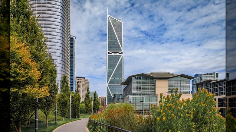 Glass towers in SoMa