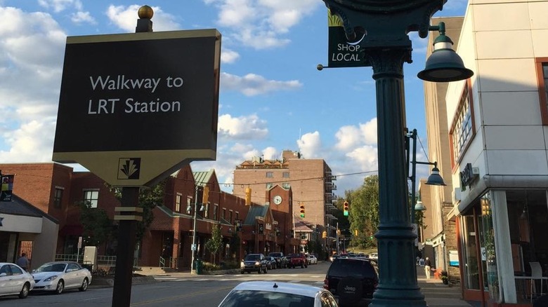 A street in Mt. Lebanon, Pennsylvania