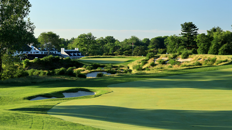 The rolling greens of Merion Golf Club