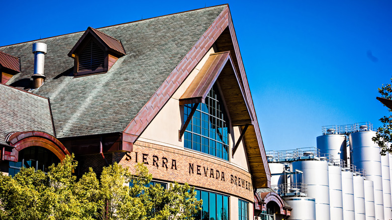 Exteriror front of Sierra Nevada Brewery, NC