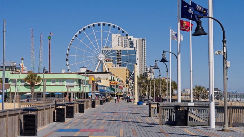 The Myrtle Beach boardwalk