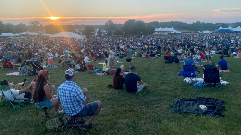 People at a festival in Brentwood