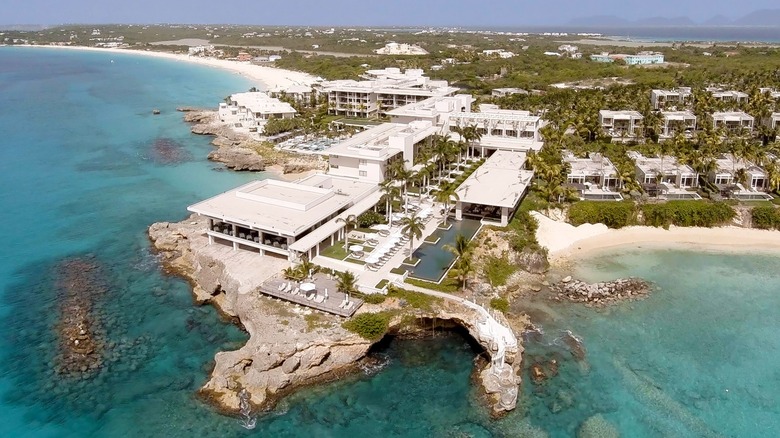 Aerial view of the Four Seasons Resort and Residences Anguilla