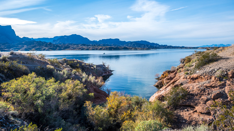 A water view at Cattail Cove State Park