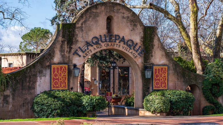 The entrance to Tlaquepaque in Sedona
