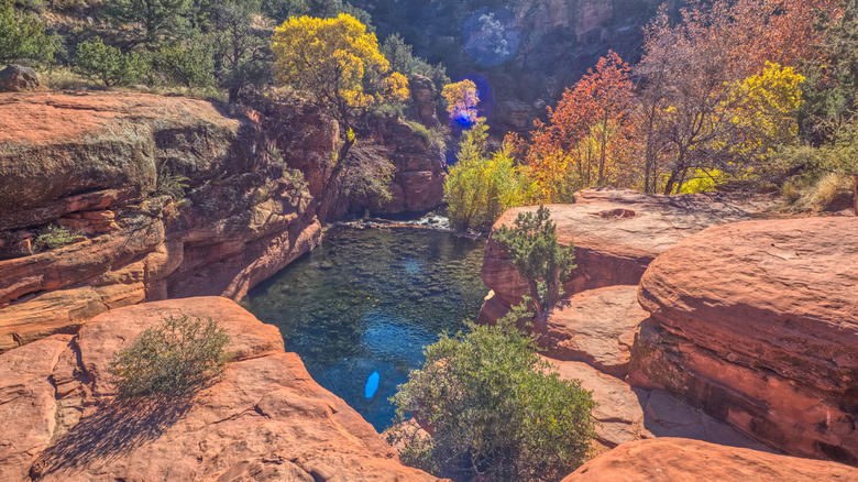 The Crack at Wet Beaver Creek in Sedona, Arizona