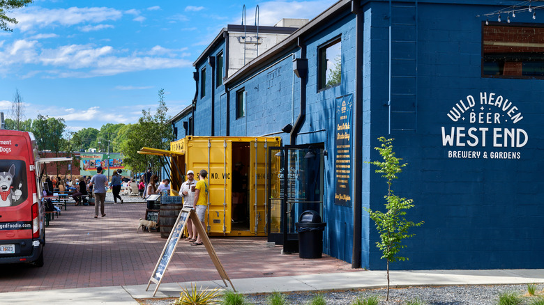 Exterior of Wild Heaven Brewery in Atlanta