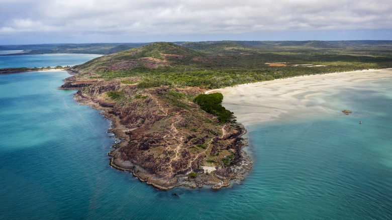 The Tip of Cape York Peninsula in Queensland, Australia,