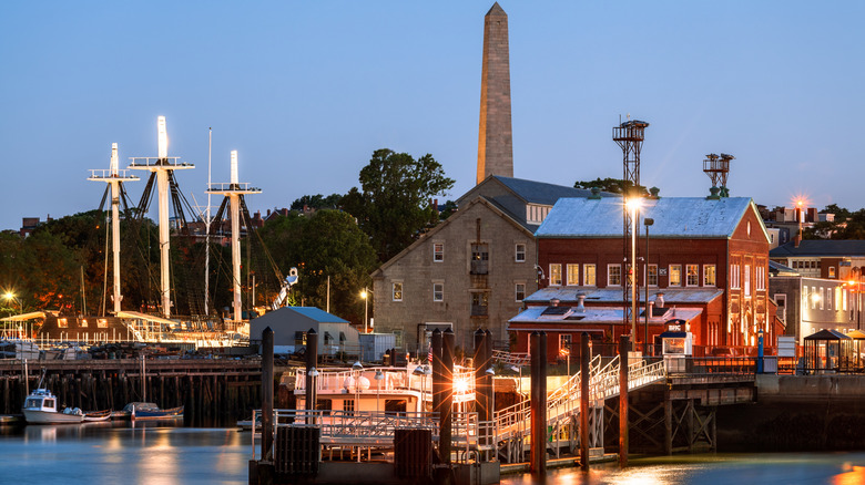 Charlestown Navy Yards in Boston, Massachusetts