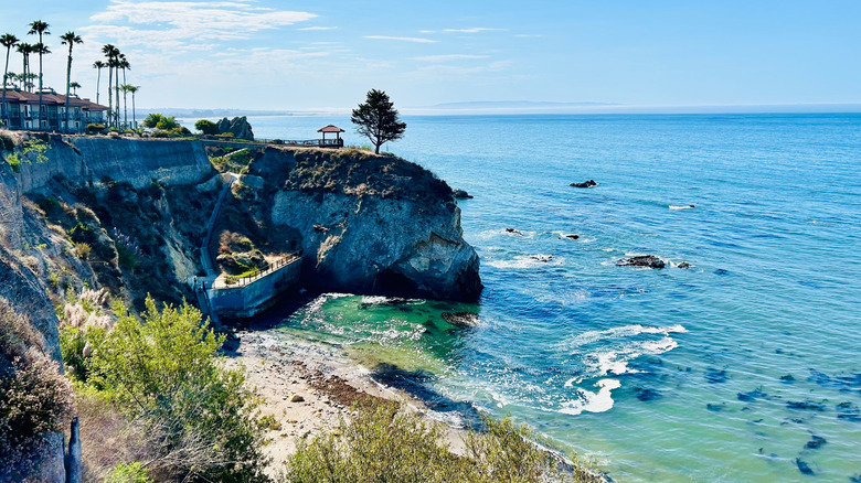 Rugged cliffs at Pismo Beach, California