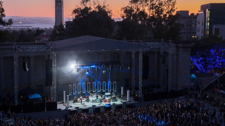 Berkeley's Greek Theatre during a live concert