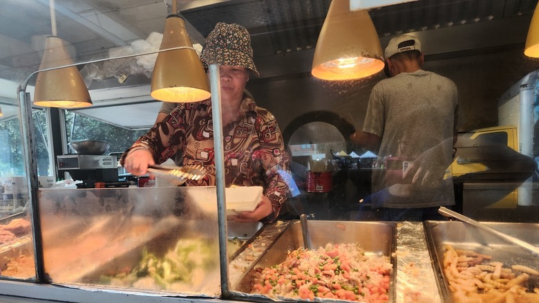 Nancy's Chinese & American Food at Golden Villa Farmers Market in Stockton, California