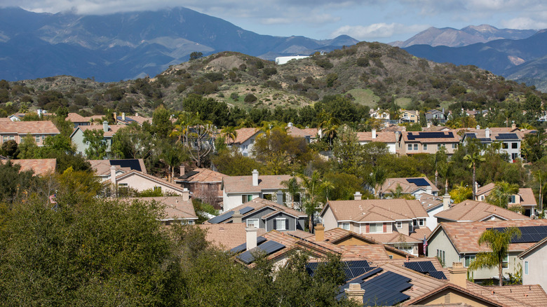 An aerial shot of Coto de Caza in California