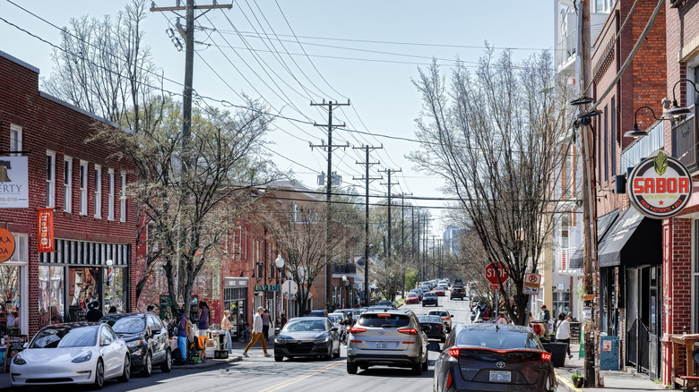 NoDa, Charlotte on a sunny day