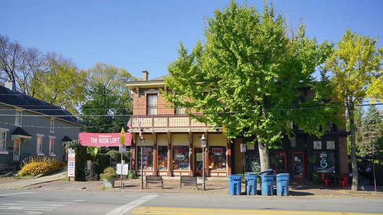 Storefronts in Westerville, Ohio