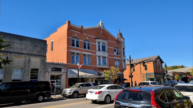Storefronts in Westerville, Ohio