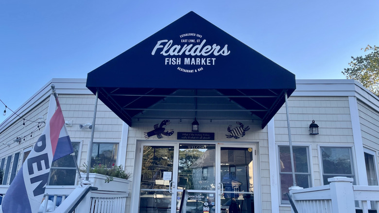 Flanders Fish Market and Restaurant is a popular draw in the Flanders village of East Lyme, Connecticut