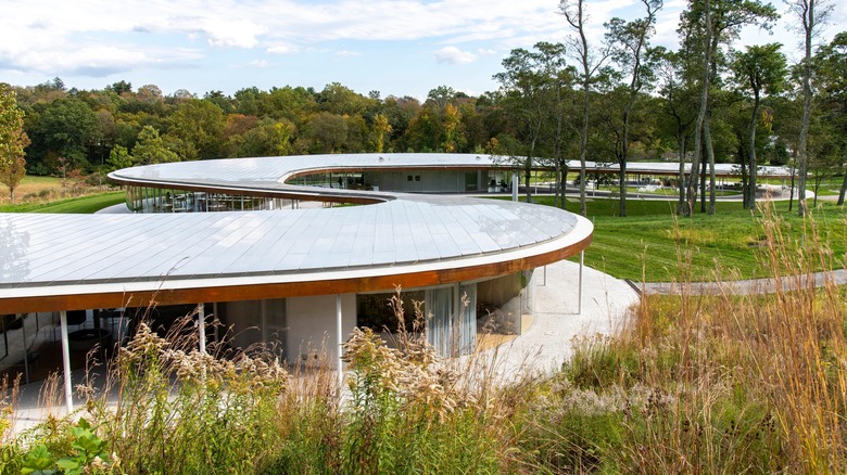The River building at Grace Farms emulates the flow of water