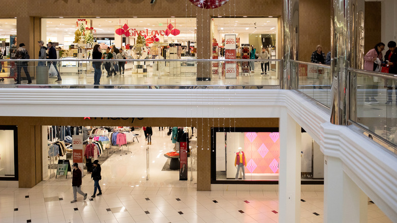 A view of Twelve Oaks Mall's two floors
