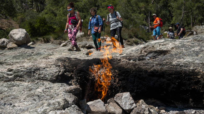 Olympus' eternal flames found along the Lycian Way