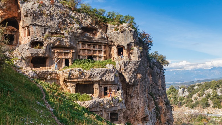 Ancient Greek city Tlos along the Lycian Way, Turkey