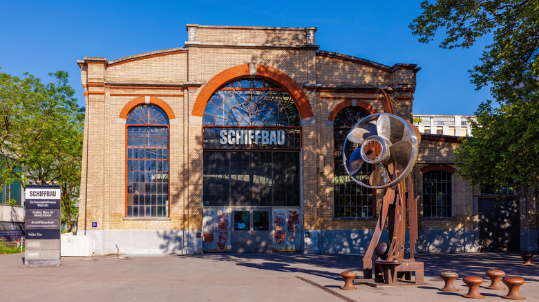 The Schiffbau industrial building in Zurich West, Switzerland