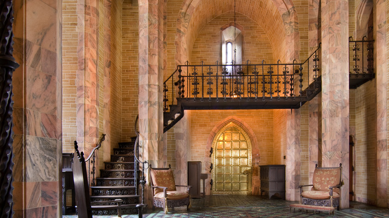 Inside the tower at Bok Tower Gardens
