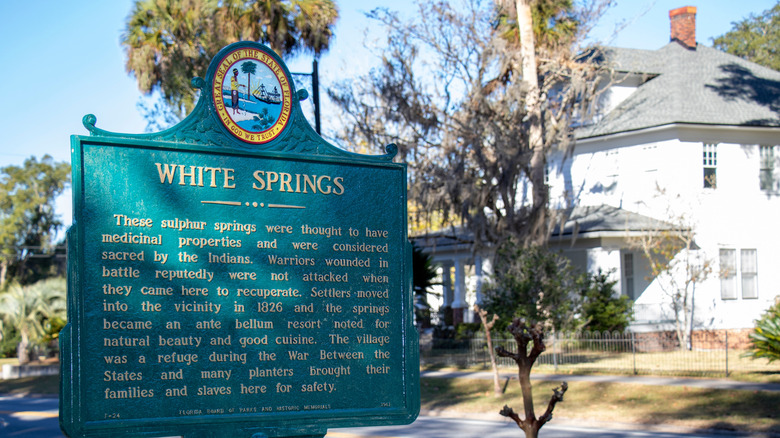 Historic houses of White Springs Florida