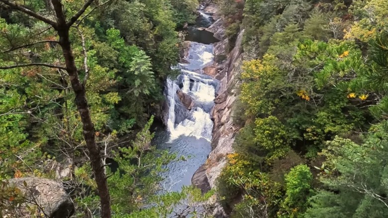 Waterfall in Tallulah Gorge State Park, Georgia