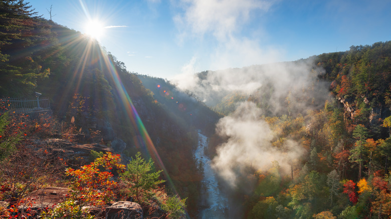 Tallulah Falls in autumn, Georgia