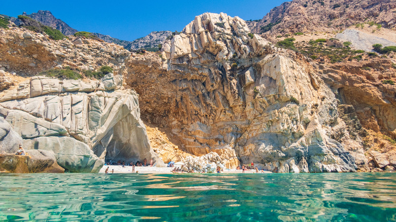 Seychelles beach on Ikaria island, Greece
