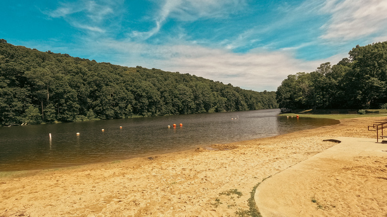 Pounds Hollow Lake in the Shawnee National Forest