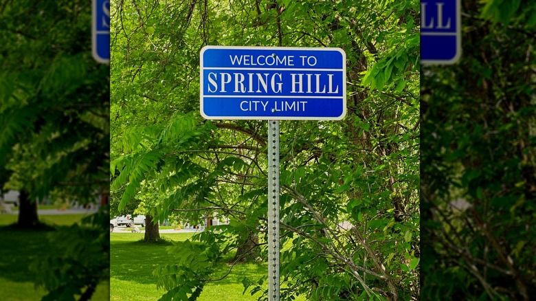 Welcome to Spring Hill city limit