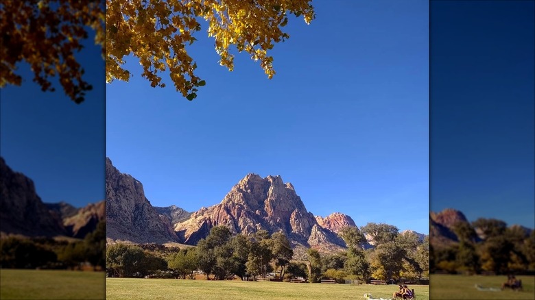 Mountain landscape at Spring Valley State Park