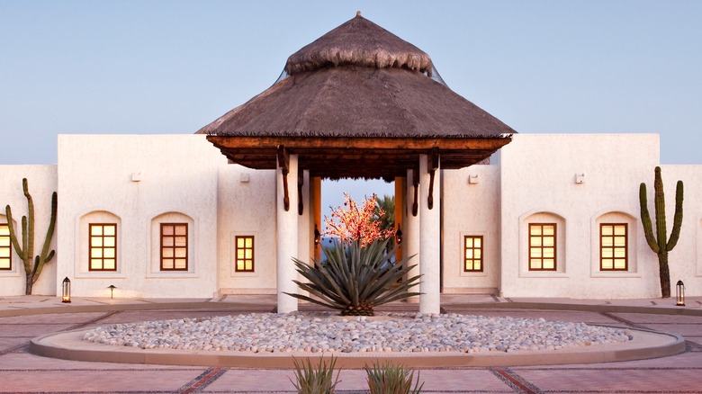 Exterior of the resort at Las Ventanas