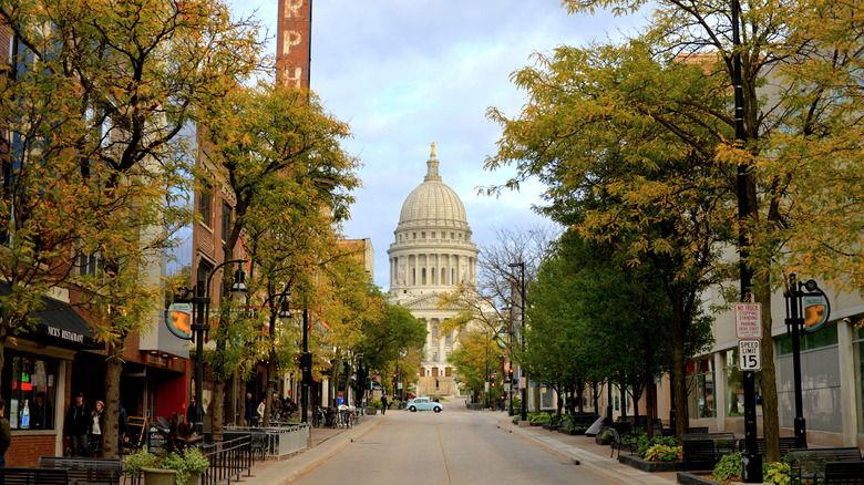 Wisconsin State Capitol from State Street