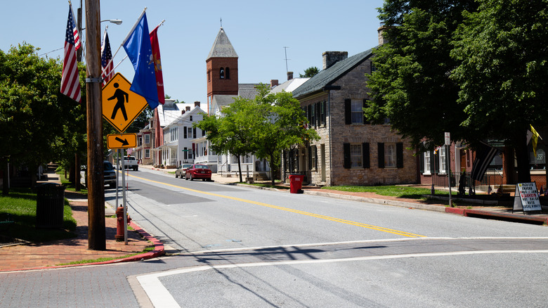 Sharpsburg, Maryland's quaint main street