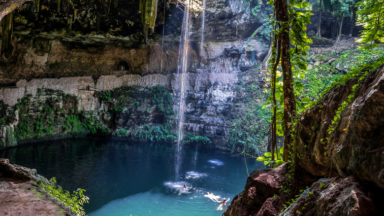 Cenote Zaci in Valladolid, Mexico