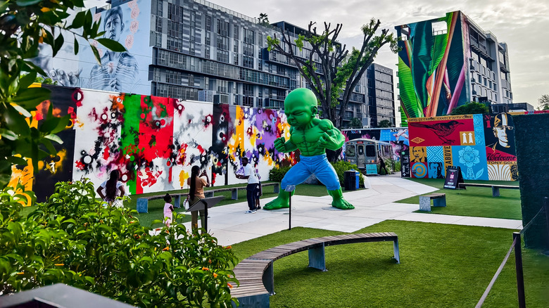 Interior of Wynwood Walls, Wynwood