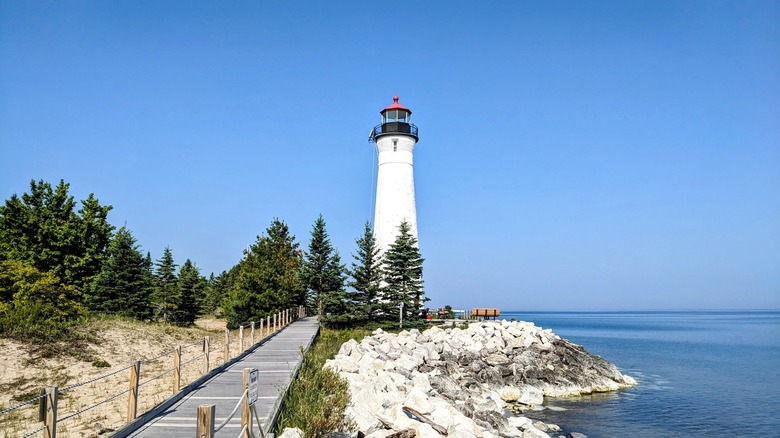 Pathway to Crisp Point Lighthouse